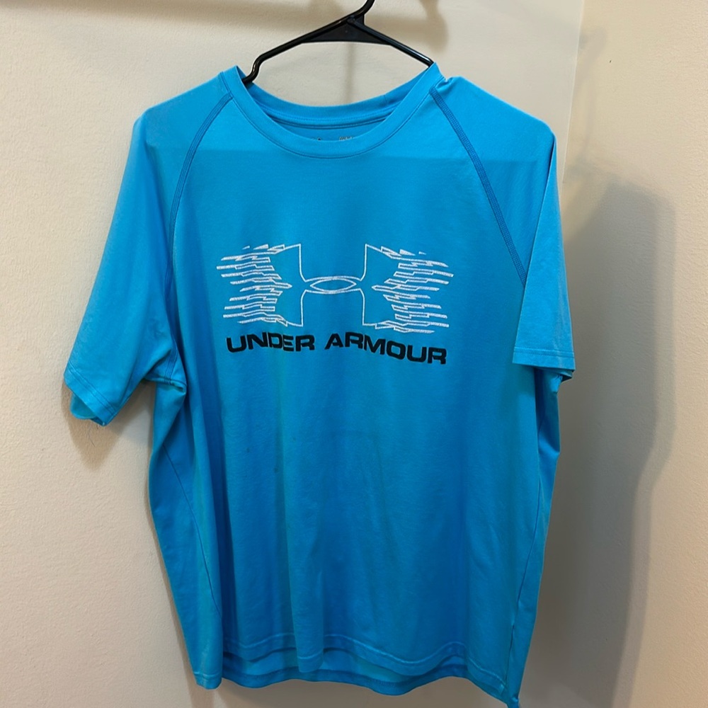 Blue under armour shirt